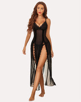 Lace Side Split Nightgown